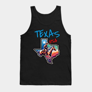 Texas Usa Cowboy Tank Top